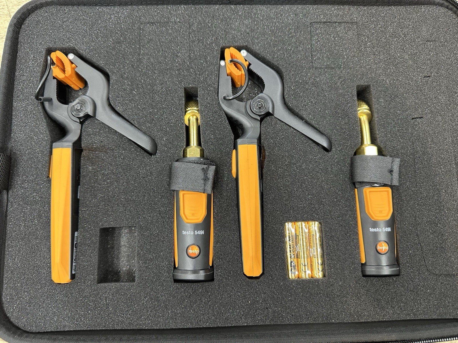 Testo Smart Probes HVAC Refrigeration Test Kit 115i & 549i Bluetooth W/ Case