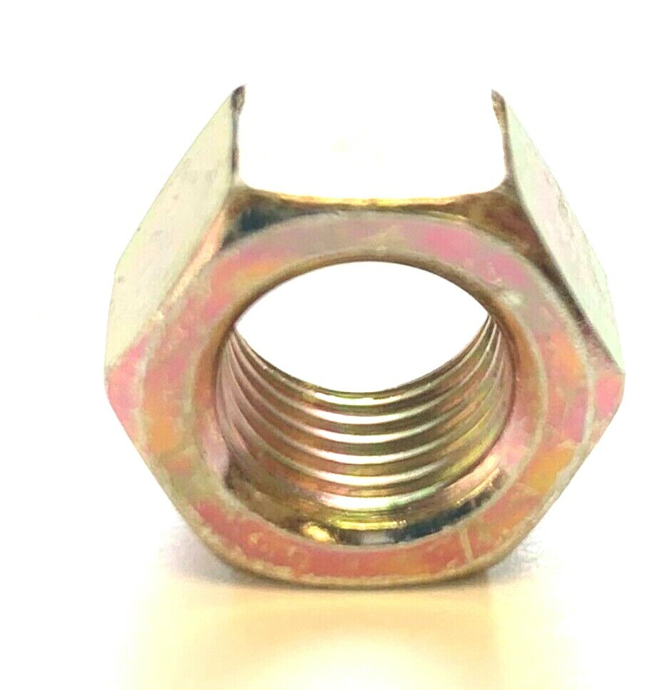 3/8-24 GRADE 8 HEX NUT – YELLOW ZINC PLATED — 3/8″ – 24 UNF- 50 PIECES PER PACK