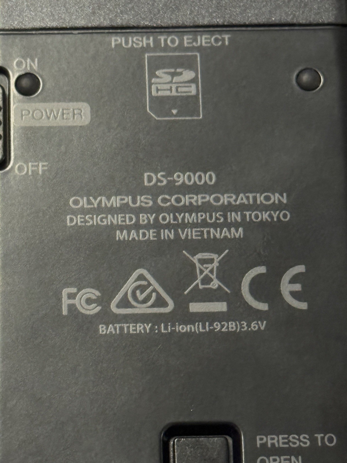 OLYMPUS DS-9000