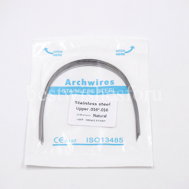 Dental Orthodontic Stainless Steel Arch Wire Rectangular Square/Ovoid/Natural