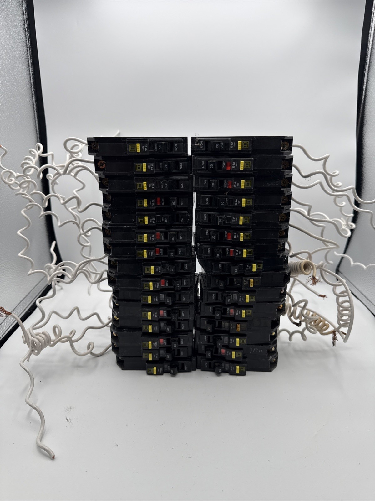 SQUARE D QO120GFI QO120GFIC 20A GFCI GROUND-FAULT Circuit Breaker Lot Of 30