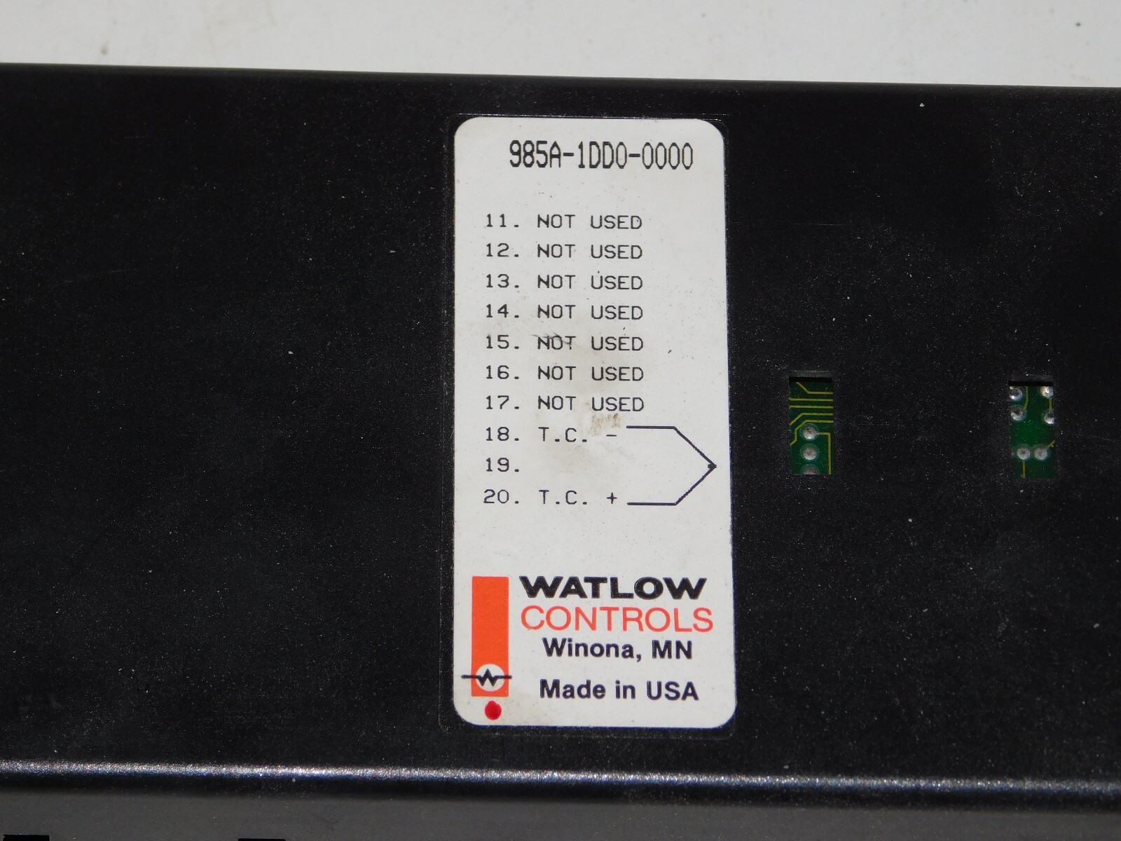 Watlow Controls 985A-1DD0-0000 Digital Temperature Controller Module Series 985
