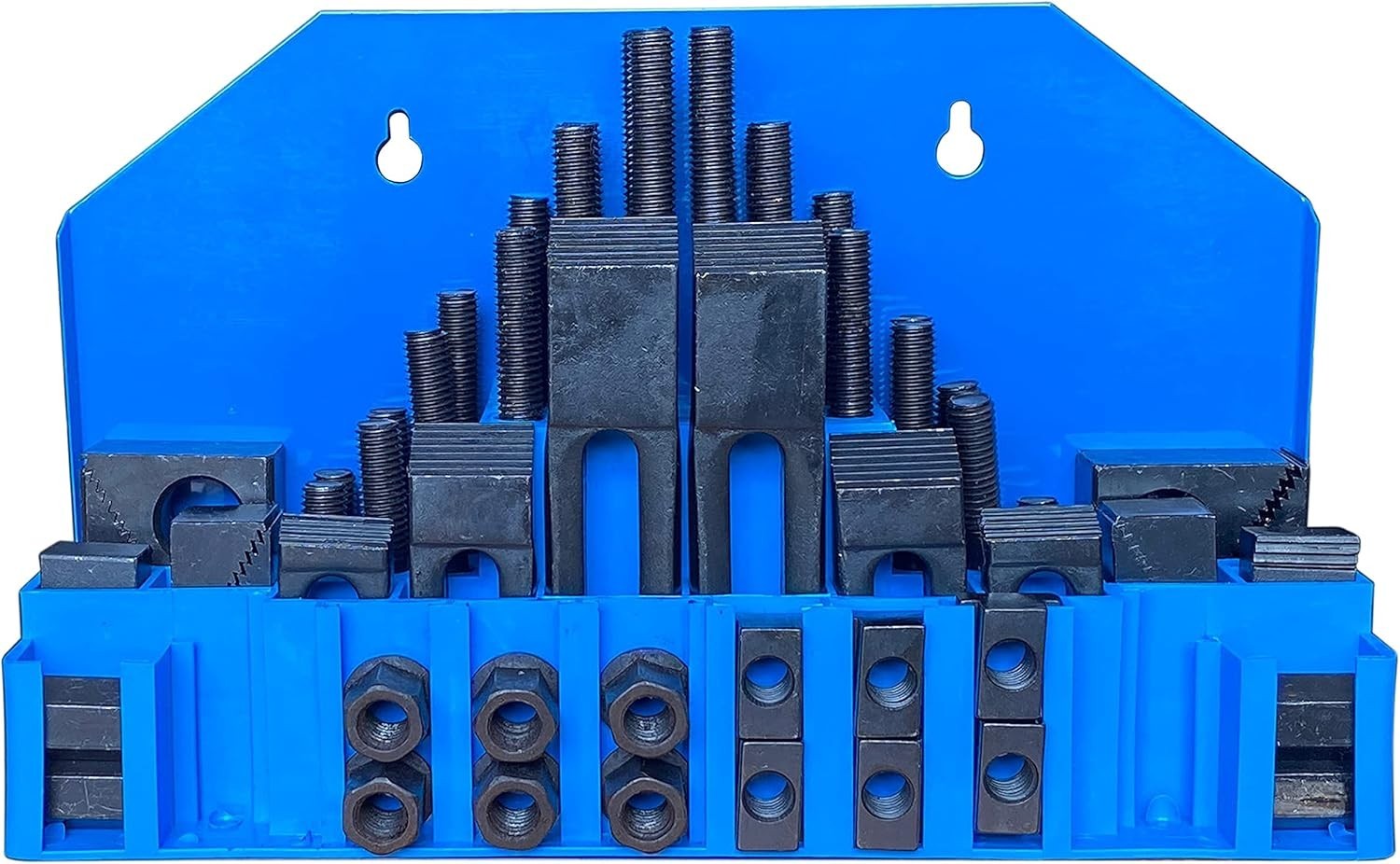 58PC Hold Down Clamp Clamping Set Kit Bridgeport Mill (7/16″ Slot 3/8″ Stud)