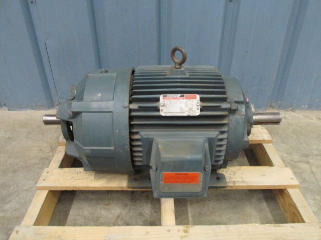 Reliance 01MAN38667 Electric Motor 15 HP 1765 RPM 230/460v Frame 254T Dual Shaft