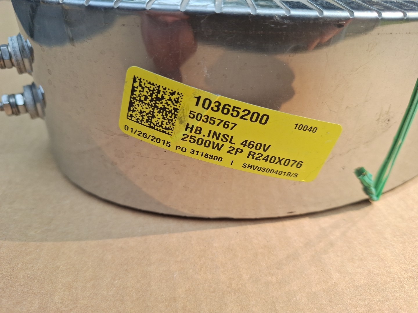 Tempco 10365200 Band Heater 2500w 460v-ac