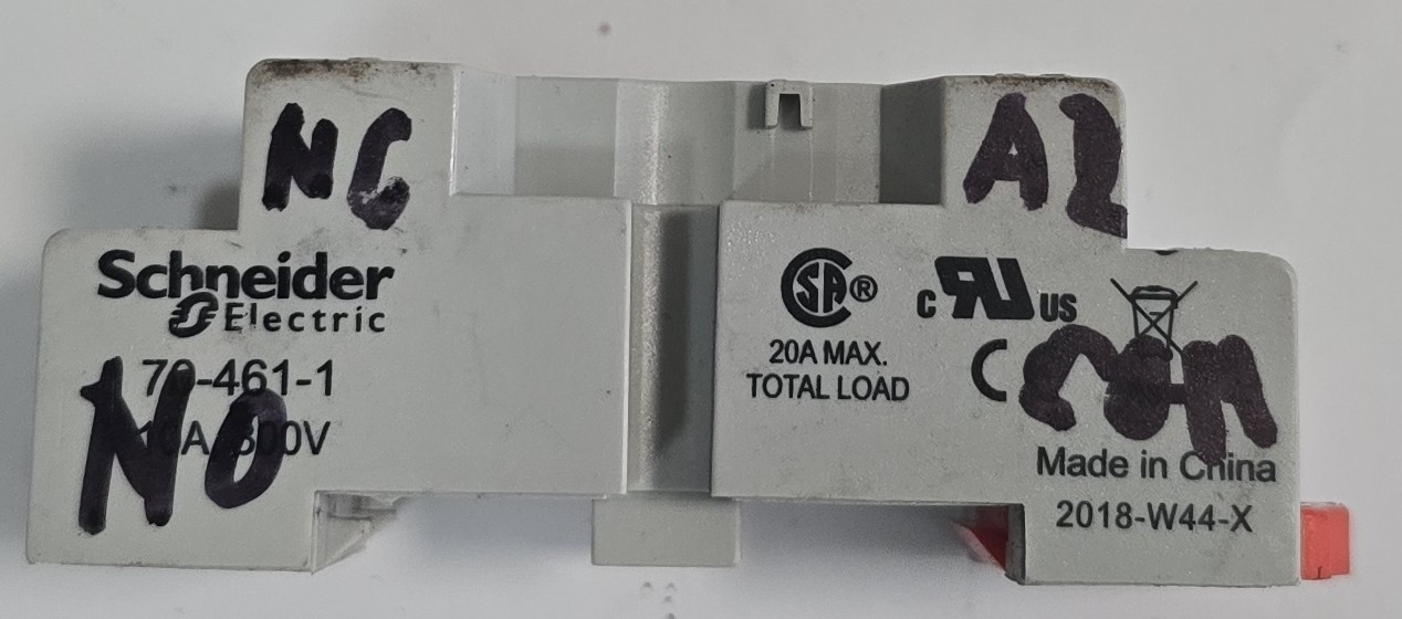 Schneider Electric 70-461-1 14-Pin Relay Socket DIN Rail Screw Terminal Magnecra