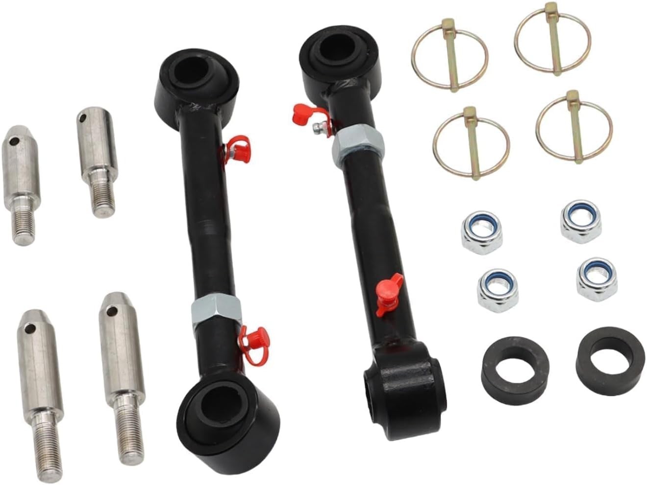 Adjustable Front Sway Bar Links Quick Disconnect 2.5-6″ Lift Nakkaa (72 chars)