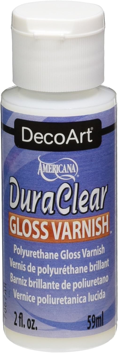 DecoArt DuraClear Gloss Varnish-2oz, 2 Fl Oz (Pack 2 of 1), Blue