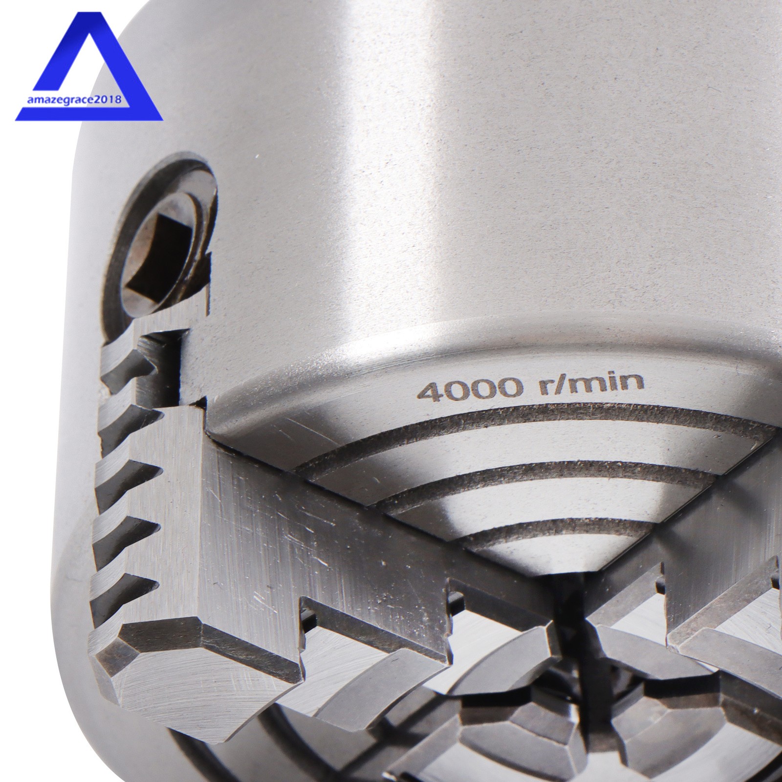 HT300 Material K72-80 3″ 4-Jaw Independent Lathe Chuck with T-key Fixing Screws