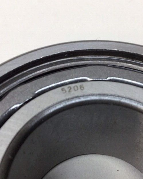 NSK 5206 Angular Contact Ball Bearing Double Row 30mm ID X 62mm OD X 0.9375 W