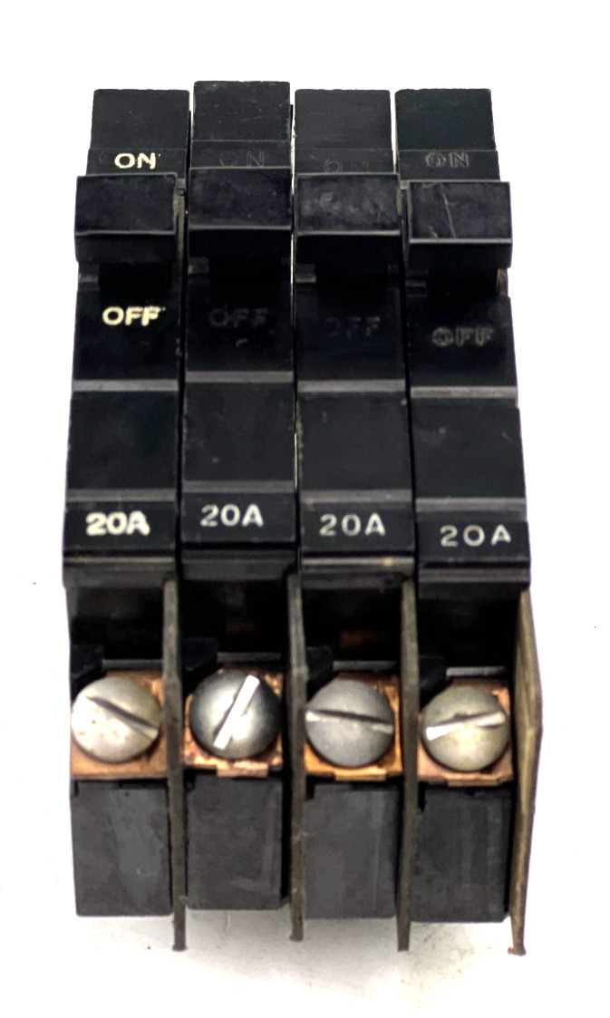 Square D 20 Amp 1 Pole Type XO Circuit Breaker 120 Volt Cutler Hammer Thin XO120