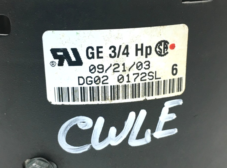 GE DG02 Module only 3/4 HP TRANE D341313P50 MOD00901 Rot. CW LE 230V used #Z746