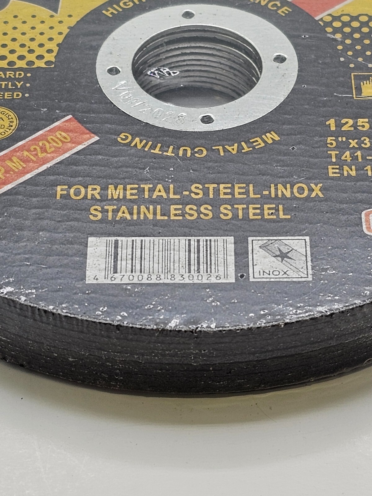 ( QTY 10 ) XIALONCUT 125×1.2×22.2mm Steel Cutting Disc for Stainless Cutting