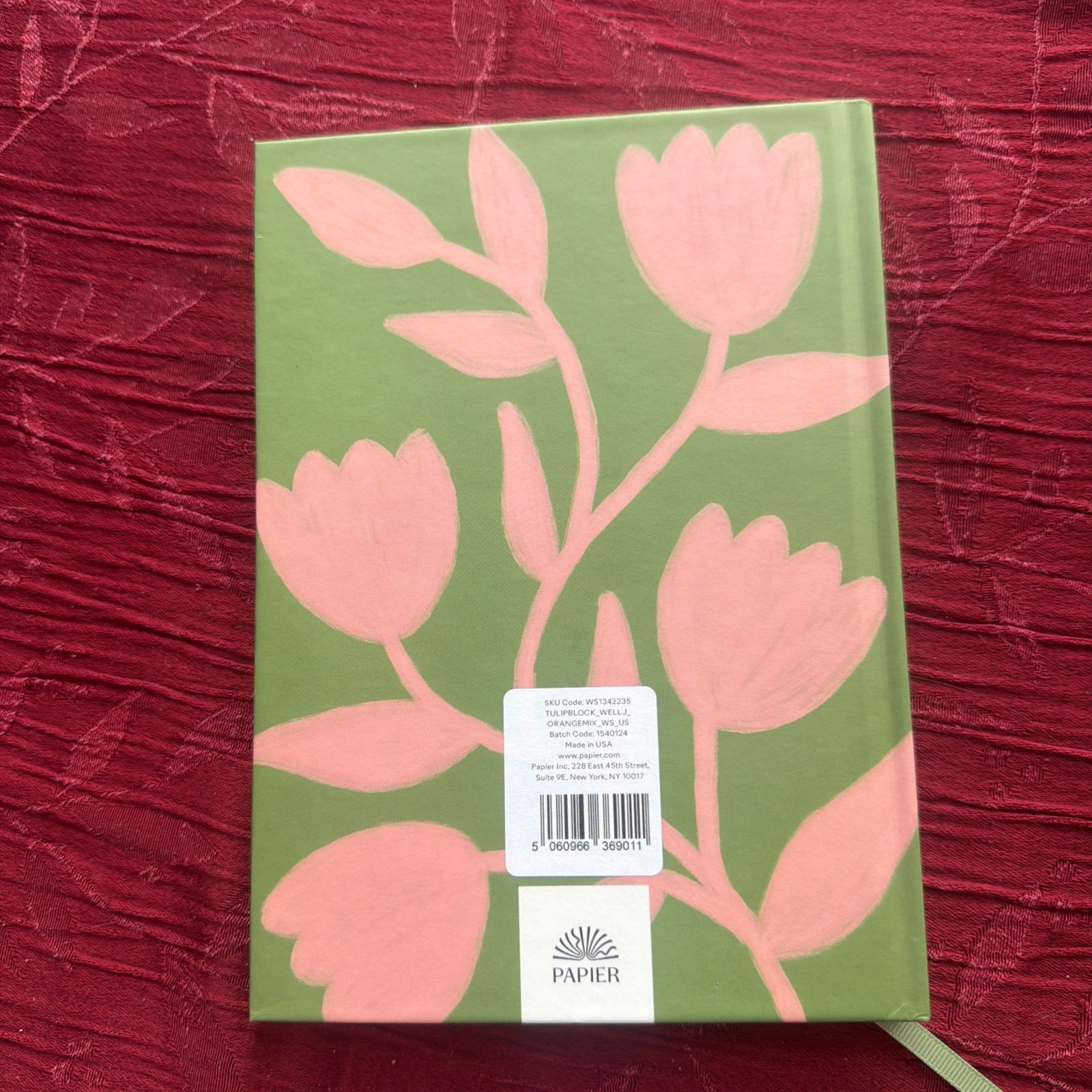 Papier Inc Tulip Wellness Journal Hardcover