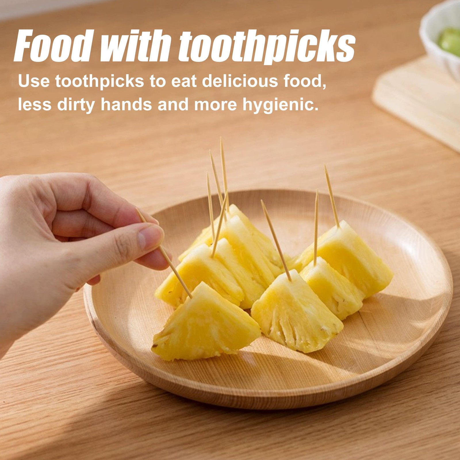 500 Count Toothpicks – Wooden Premium Tooth Picks for…