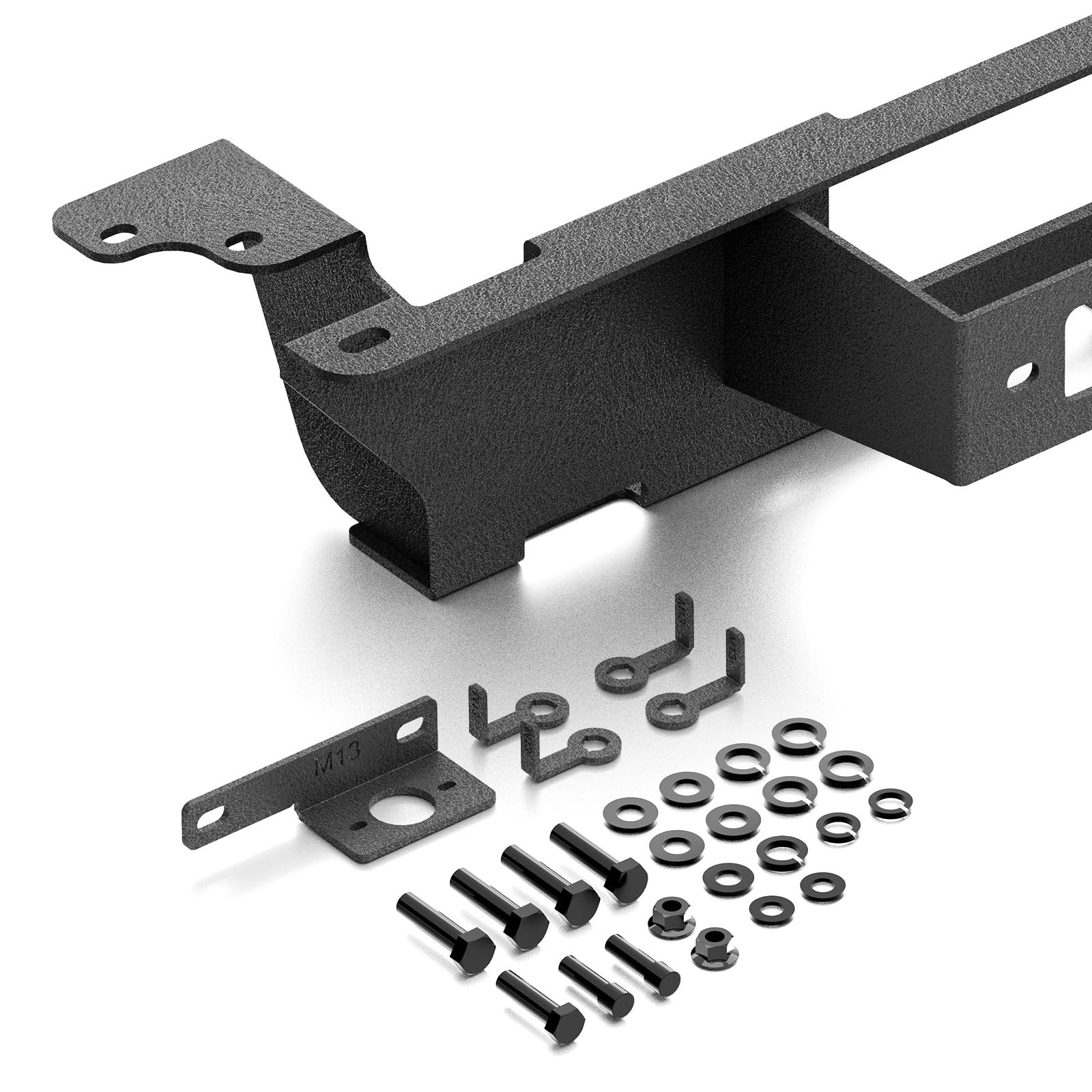 Winch Plate for Chevy Silverado GMC Sierra 1500 1999-2006 Heavy Duty Black