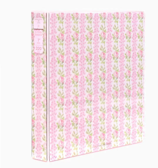 LoveShackFancy Yoobi Blooming Heirloom 1″ Binder with 5-Tab Dividers