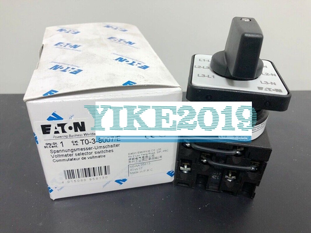 1PC New FOR EATON Voltage meter selection switch T0-3-8007/E T0-3-8007-E