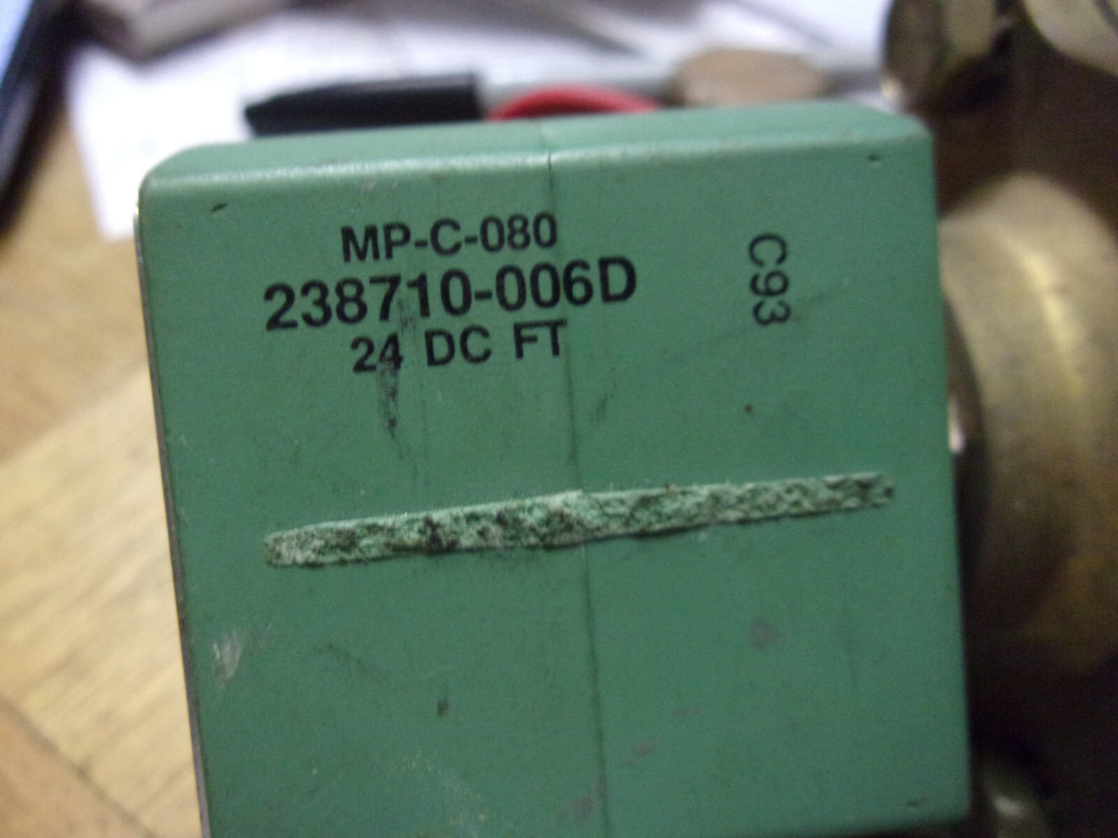 Asco Red Hat 8262H262, MP-C-080, 238710-006-D, 24 DC FT, 120/60 Solenoid Valve