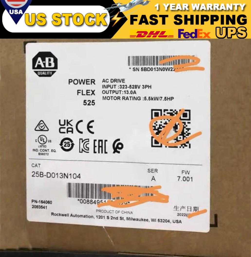 NEW AB 25B-D013N104 Allen-Bradley 25BD013N104 US Free Tax