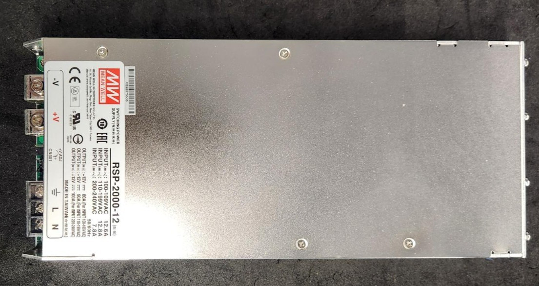 Mean Well RSP-2000-12 POWER SUPPLY, 1200W, 12VDC, 100A, 90-264VAC