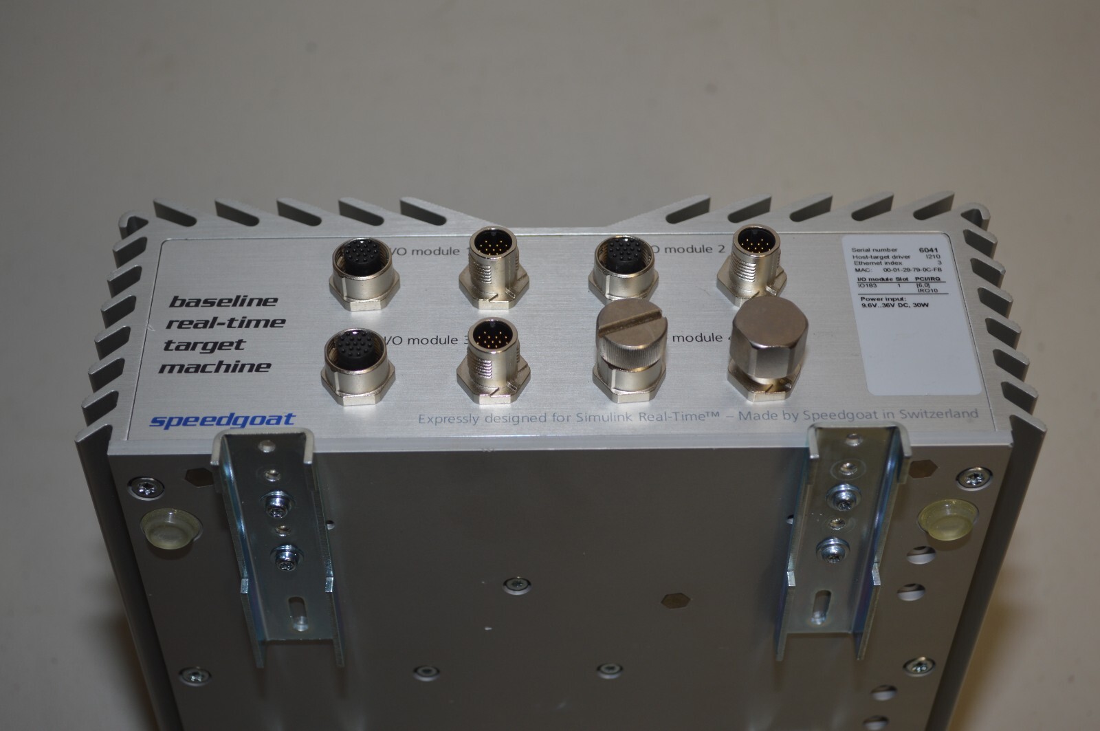 ^ Speedgoat Baseline Real-time Target Machine Simulink IO183 #W5860