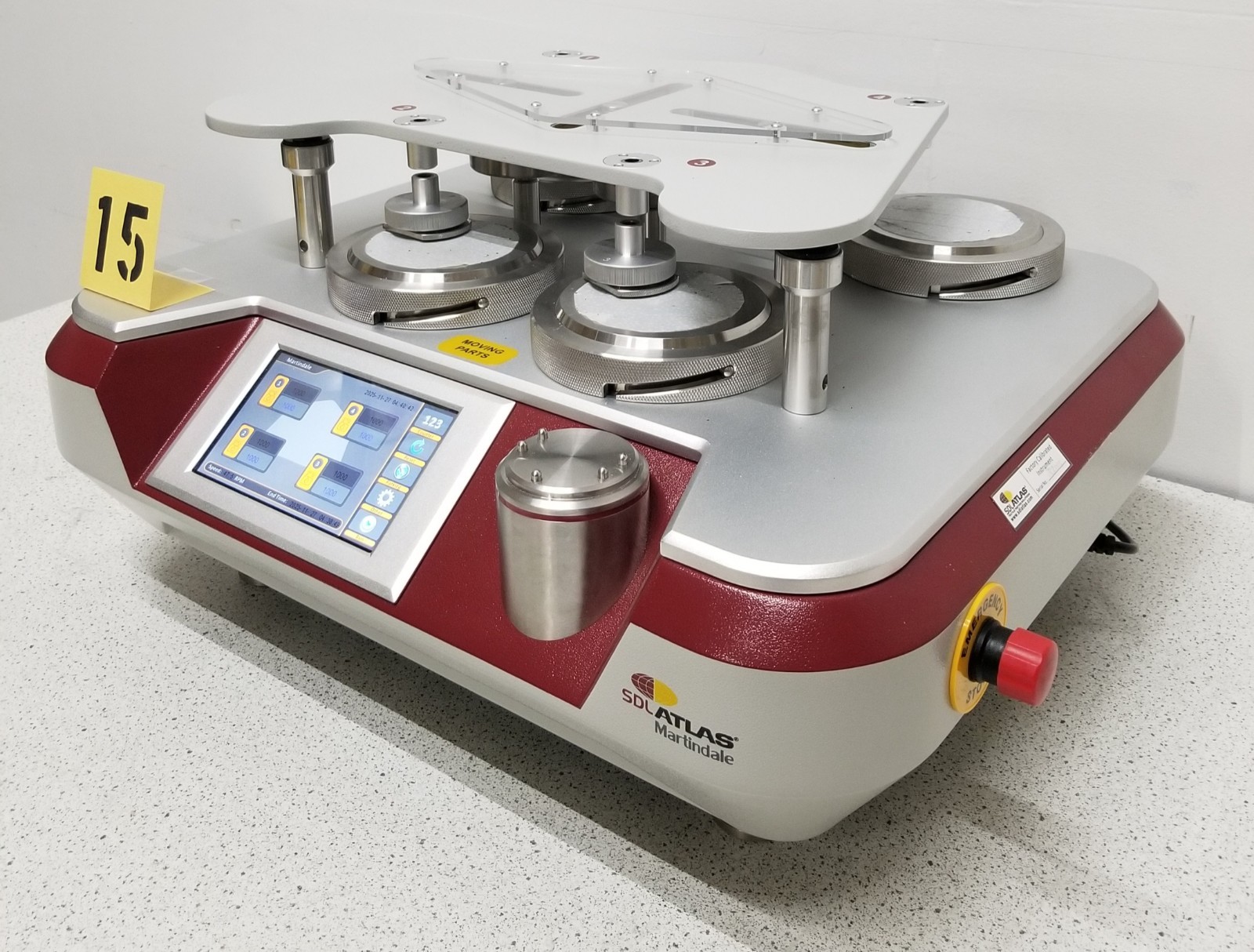 SDL Atlas Martindale M235 Abrasion and Pilling Tester Tag #15