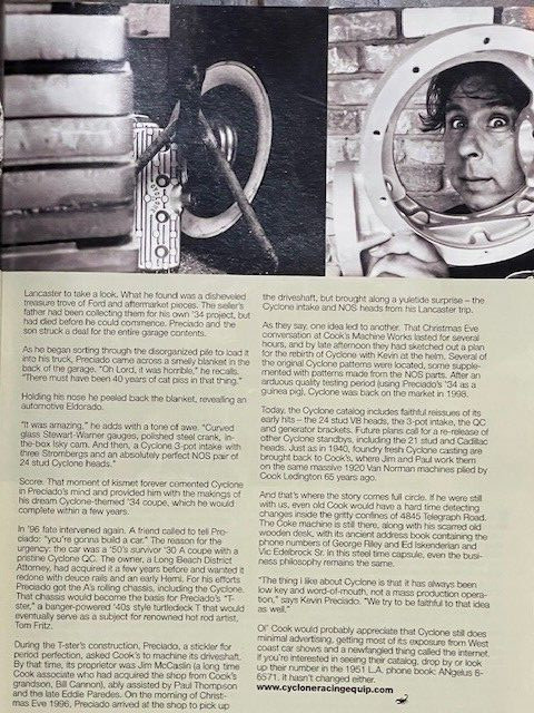 GARAGE MAGAZINE ISSUE# 11 BY JESSE JAMES 108 PAGES SOFTCOVER