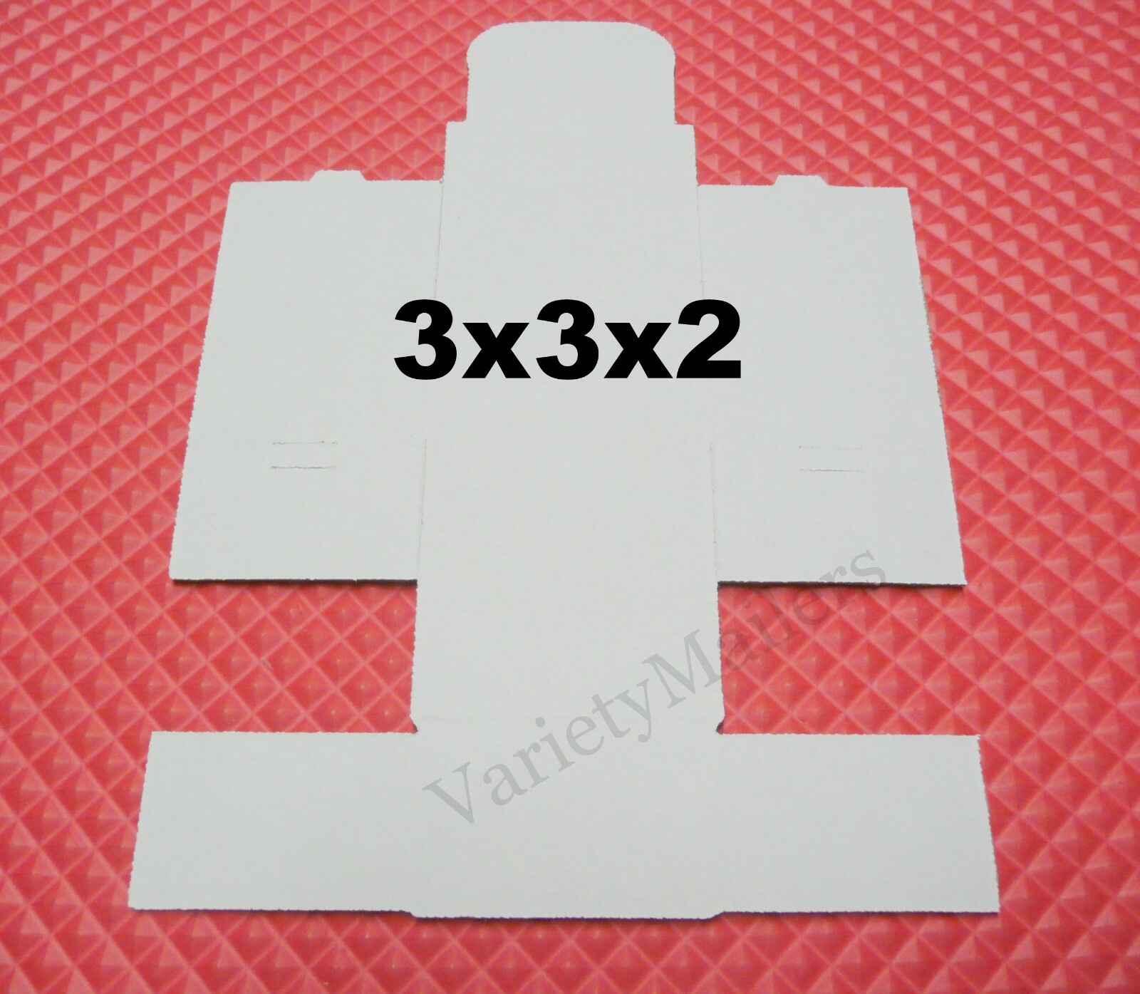 5 White Corrugated Boxes 3”x 3”x 2” Small Gift /Shipping /Storage Boxes 3x3x2
