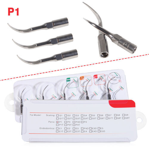 Dental Ultrasonic Piezo Scaler Perio Tips P1 Fit EMS/Cavitron Handpiece XBYUS