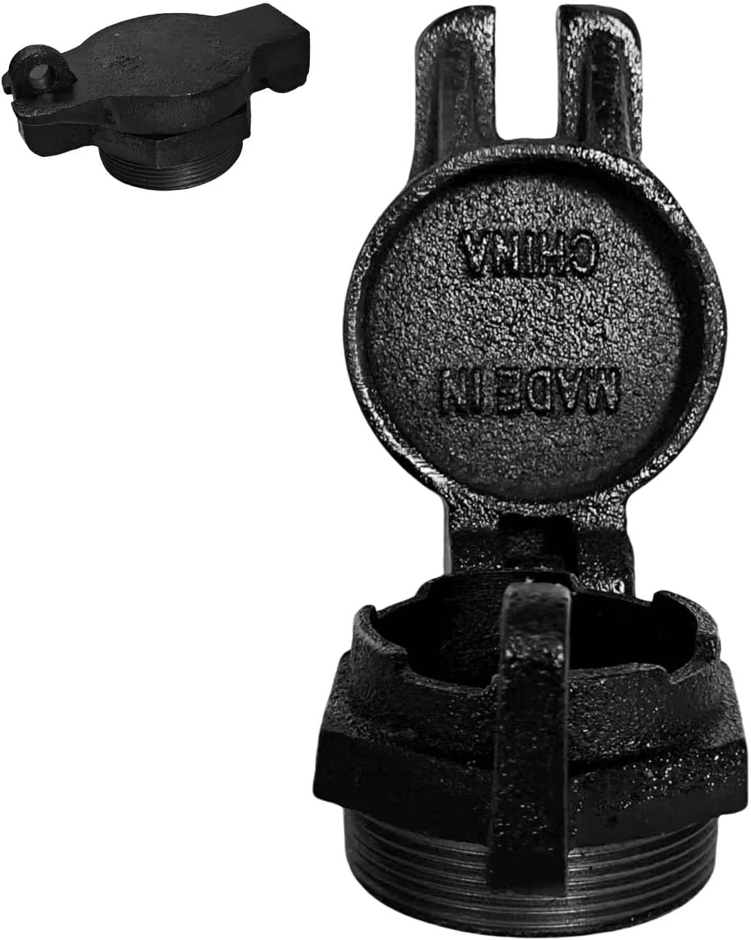 2 Inch Flip Top Vented Locking Fill Cap,Diesel Fuel Tank Cap Use for Diesel Tran