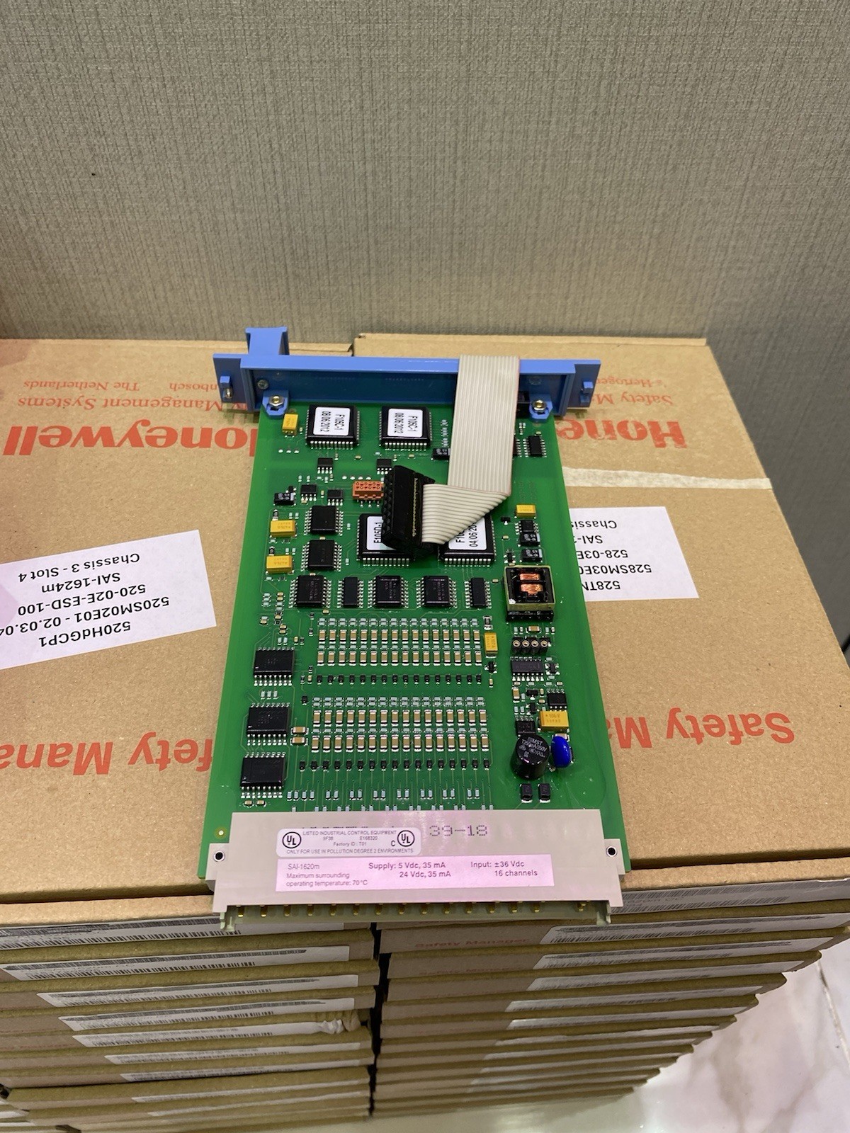 Honeywell FC-SAI-1620M V1.5 Safe Analog Input Module SAI-1620M