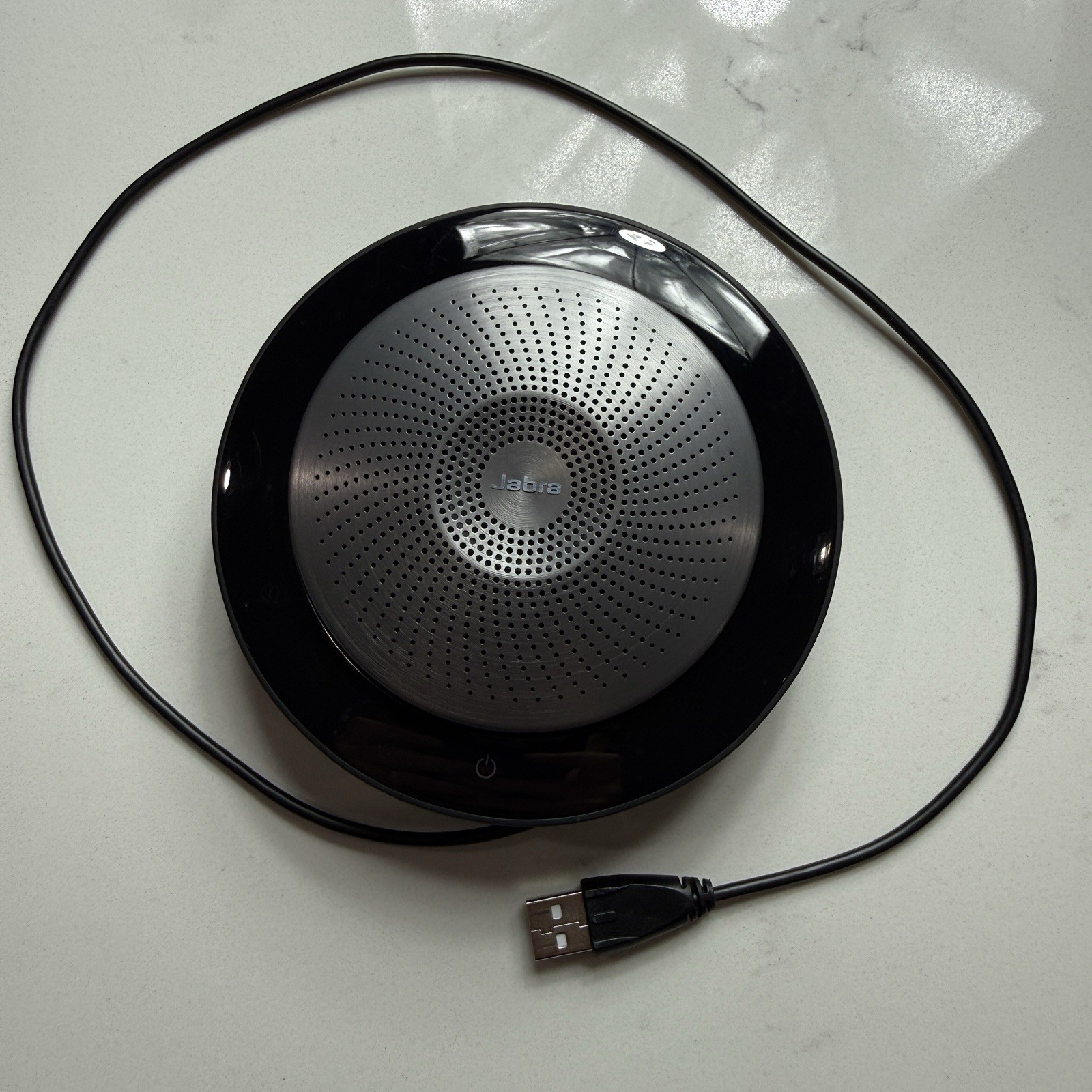 Jabra Speak 710 Bluetooth USB Conference Speakerphone No Dongle Works Plugged In