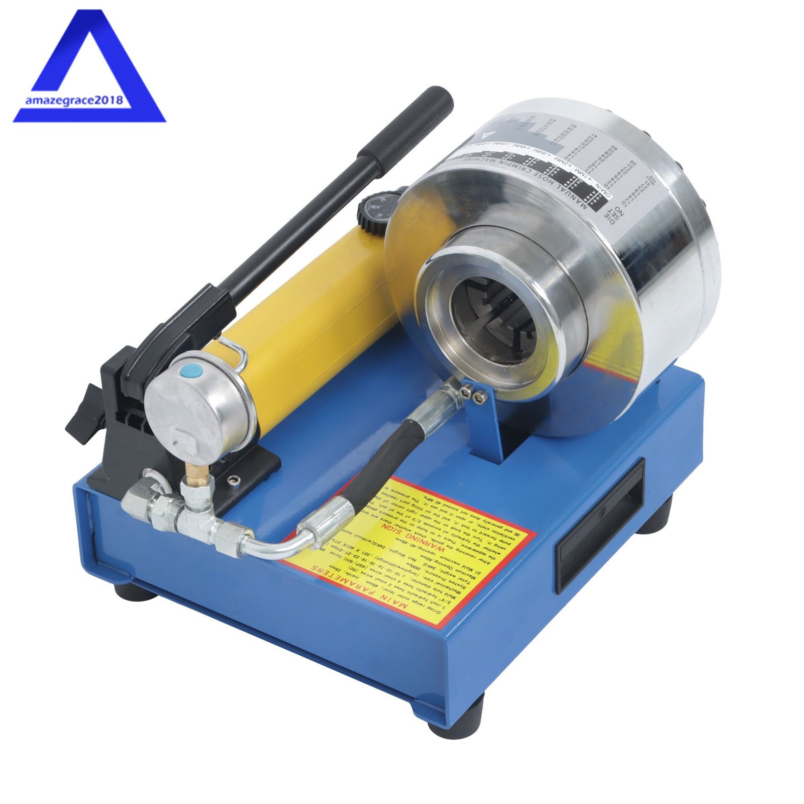 Hose Crimper High Pressure Hydraulic Hose Crimping Machine With 8 Sets Dies