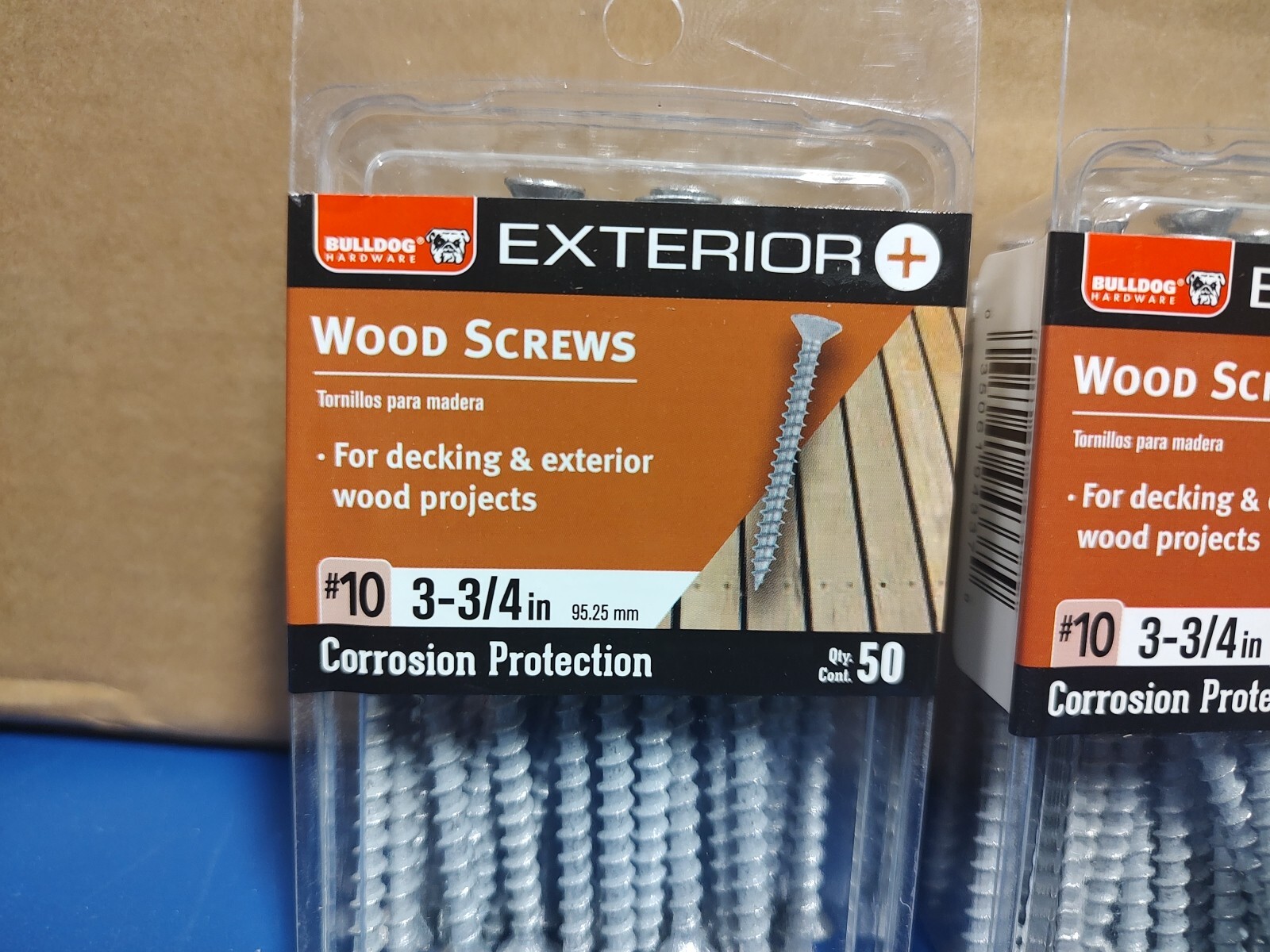 2ea Phillips BugleHead Coarse Thread Exterior wood/Deck Screws, #10×3-3/4″ 50ea