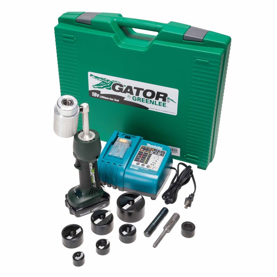 GREENLEE LS50L11B – BATTERY-HYDRAULIC KNOCKOUT KIT w/ SLUG BUSTER 1/2″ – 2″