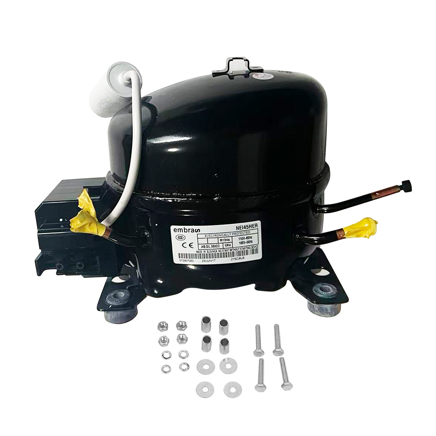 For Sub Zero Embraco EMU30HSC 700-6959 Compressor Assembly R-134A 115V 60Hz