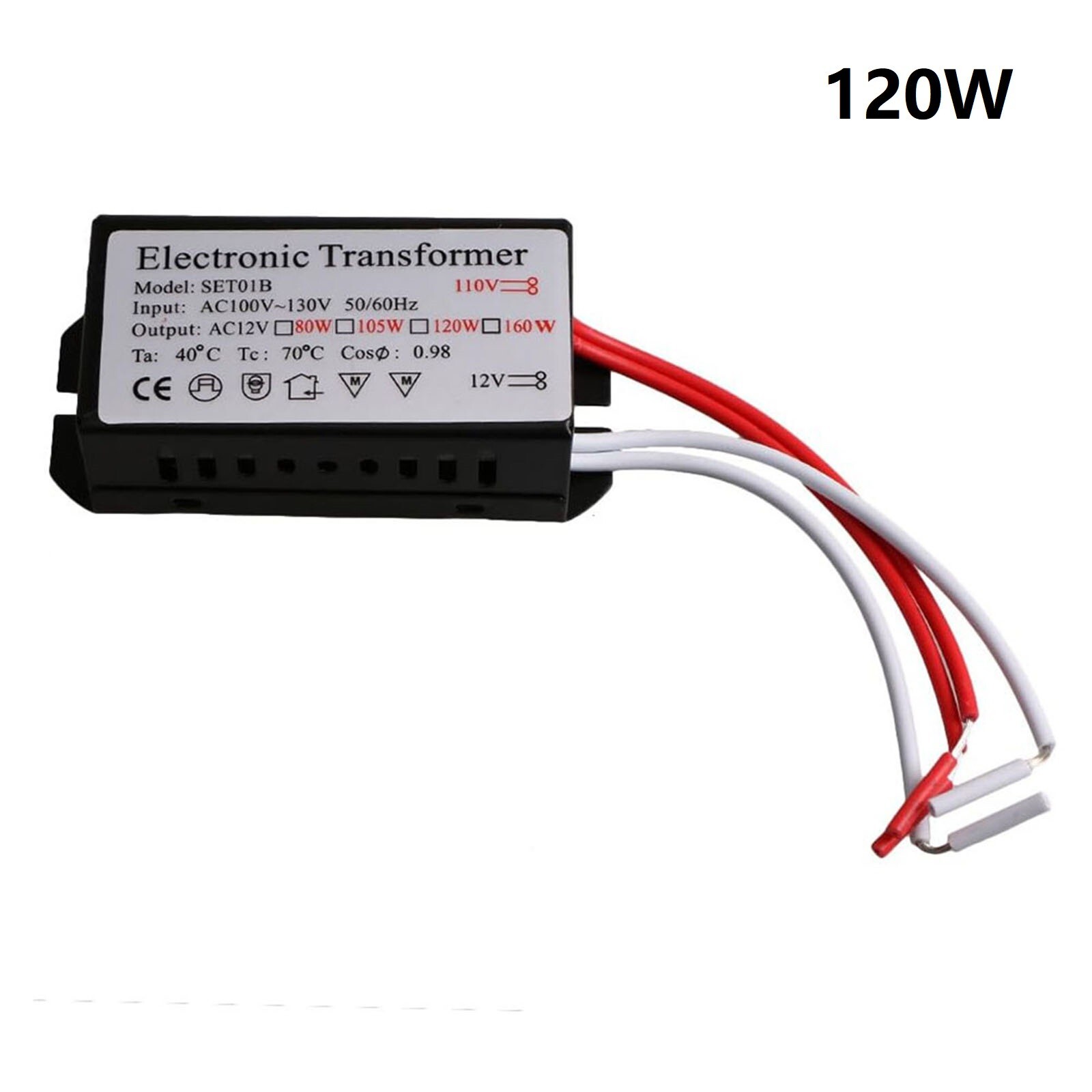 Reliable HalogenXenon Transformer AC110V~130V to AC12V Practical Functionality