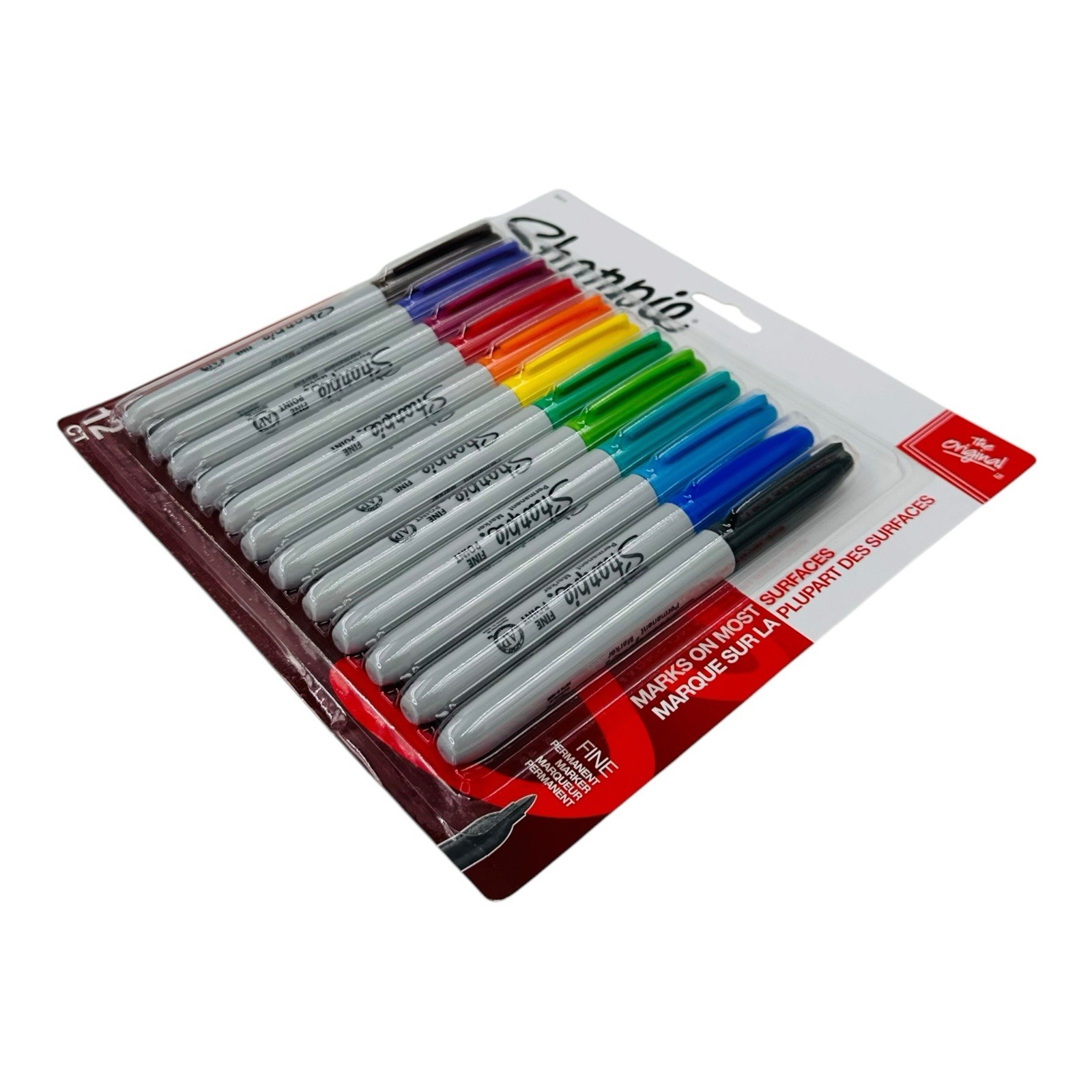 12 Markers Sharpie Assorted Color Fine Point Permanent Markers