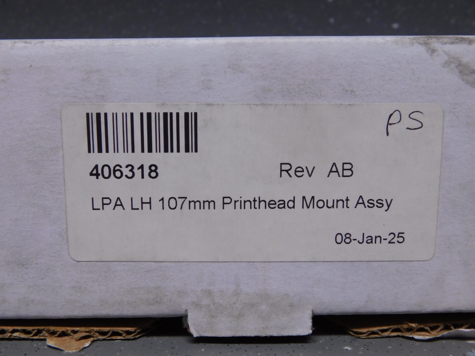 VideoJet LPA LH 107mm Printhead Mount Assembly 406318