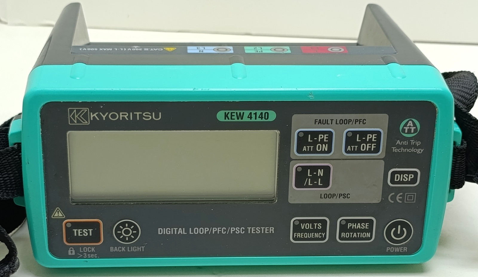Kyoritsu KEW4140 Digital LOOP/PFC/PSC Impedance Tester CAT III 300V L-L MAX 500V