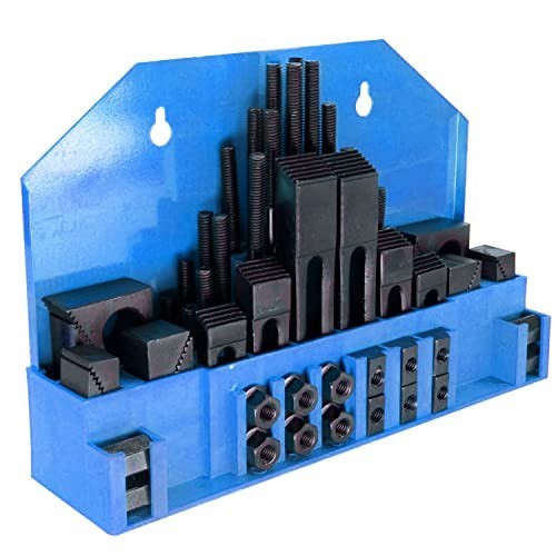 58pc 5/8in Slot 1/2-13 Stud Hold Down Clamp Set for Bridgeport Mill