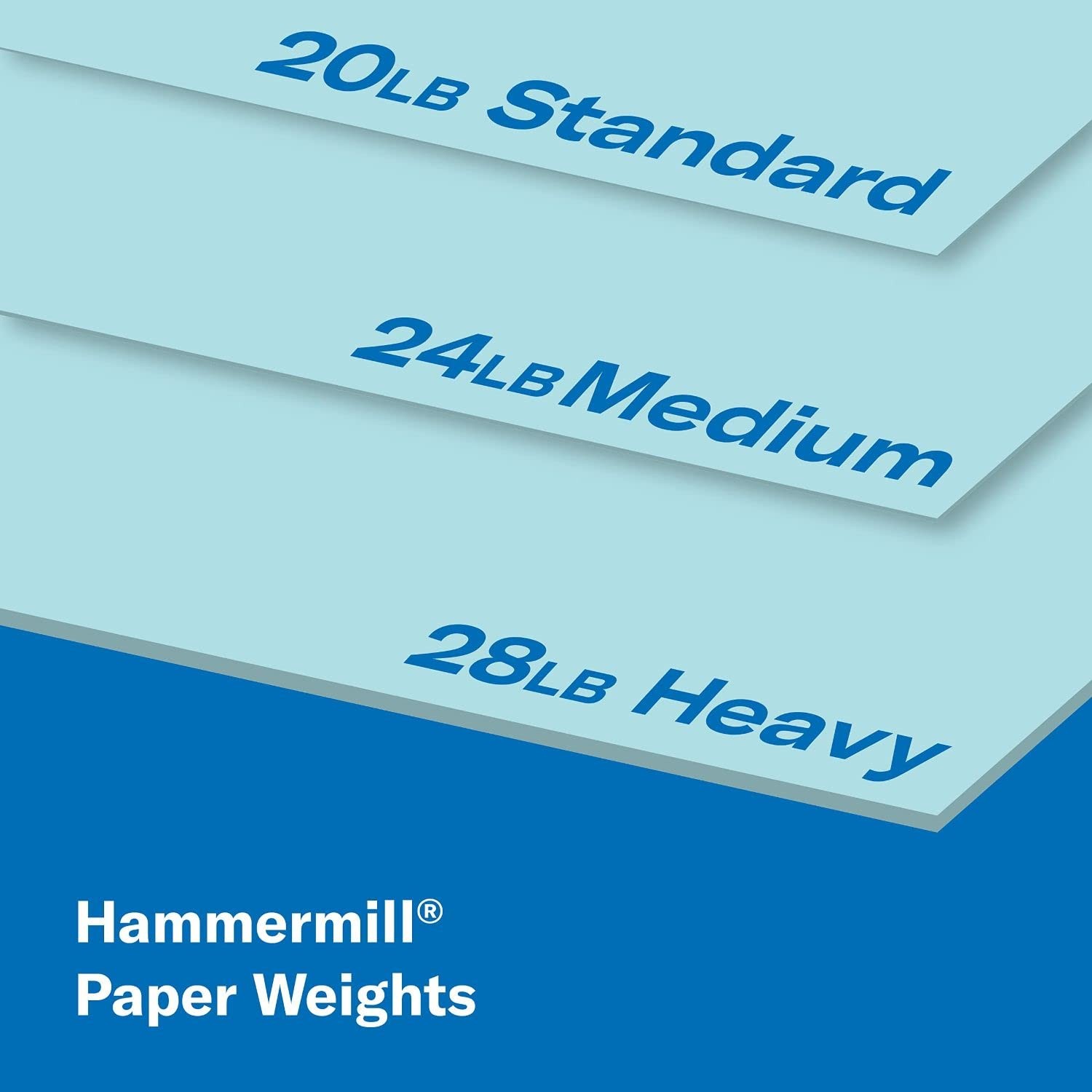 Colored Paper, 20 lb Blue Printer Paper, 8.5 x 11-1 Ream (500 Sheets) – Made …