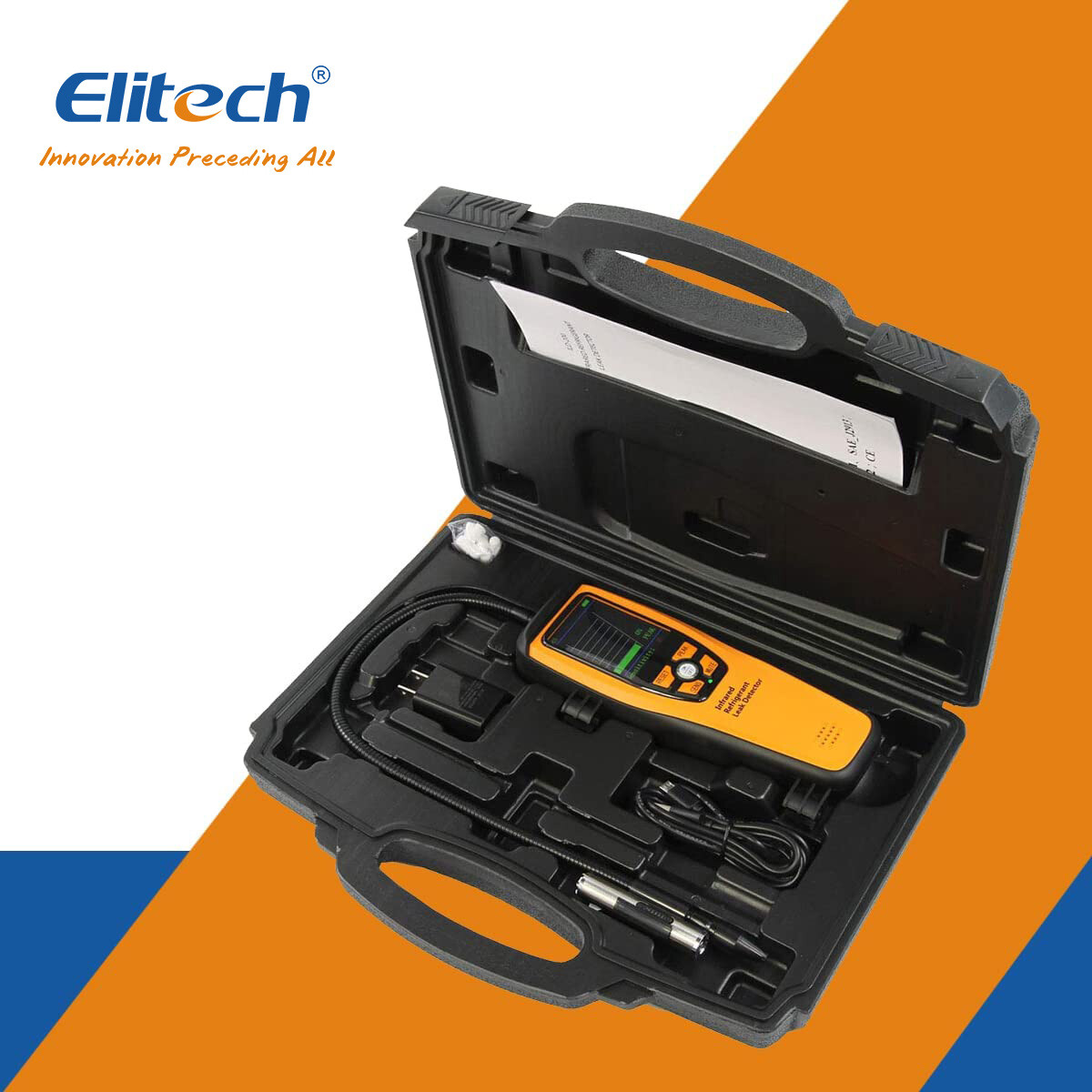 Open Box Elitech Refrigerant Leak Detector HVAC Tester NDIR Sensor ILD-200