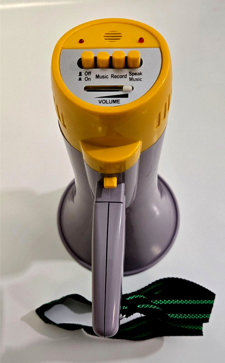 Chang Sheng Portable Handheld Megaphone Bullhorn w/ Siren Loud Speaker CS-888