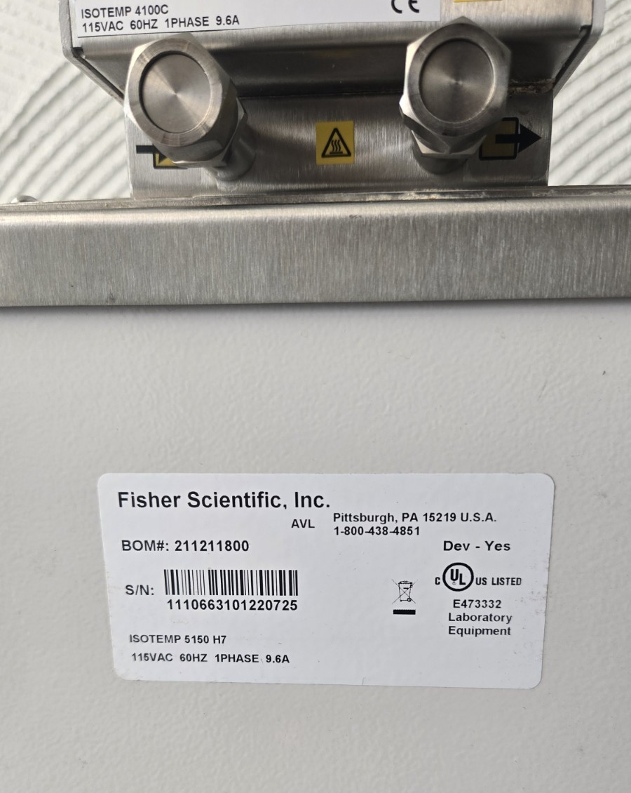 Fisher Scientific Fisherbrand Isotemp 4100C Open Heated PPO Bath Circulator