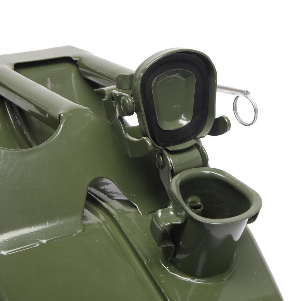 3 x Army Green Fuel Can 5Gal 20L Gas Gasoline Fuel Army Backup Metal Steel Tank