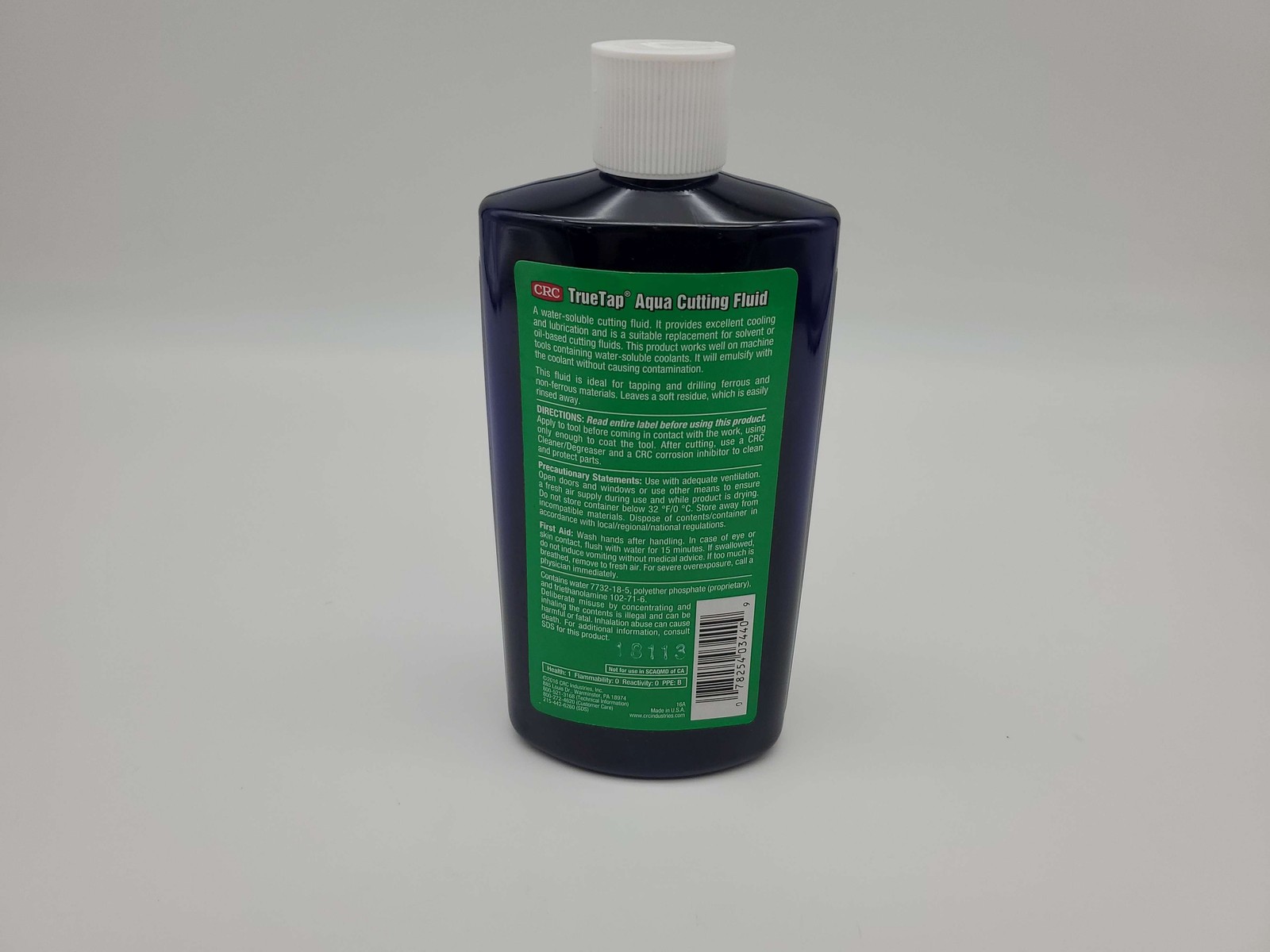 CRC 03440 TrueTap Aqua Cutting Fluid Water Soluble 16oz Bottle
