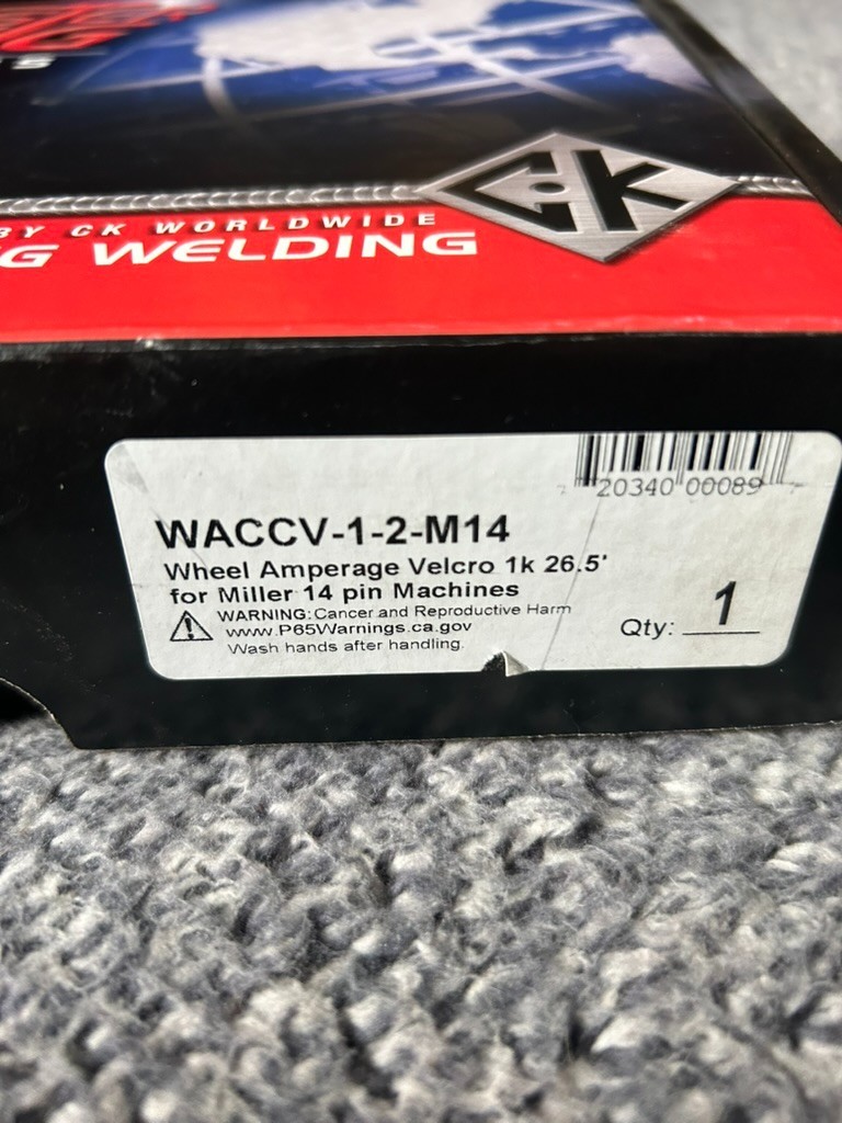 *CK Worldwide | CK WACCV-1-2-M14 Wheel Amperage 26.5′ for Miller 14 pin