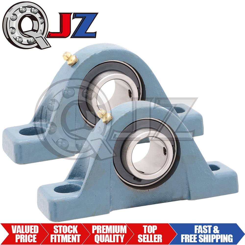 [2-Pack] UCPE210-30 Cast Iron Pillow Block Bearing Housed Unit [1-7/8 in Bore]